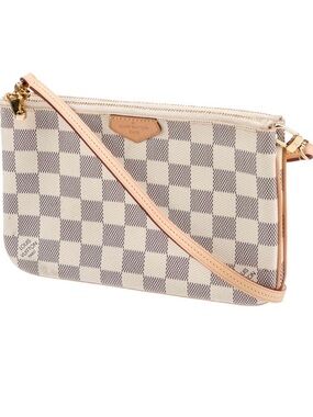 Louis Vuitton Azur Double Zipper Pochette crossbody